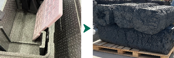 reciclaje de polipropileno expandido